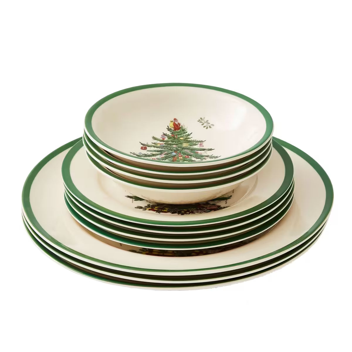 Spode Christmas Tree julservis 12 delar