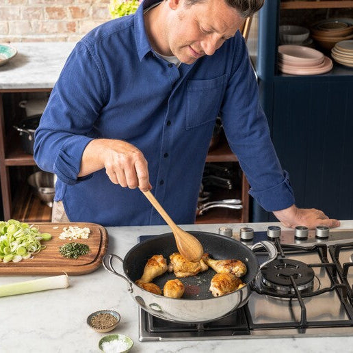 Jamie Oliver Cook's Classic Sautepanna 30 cm med lock