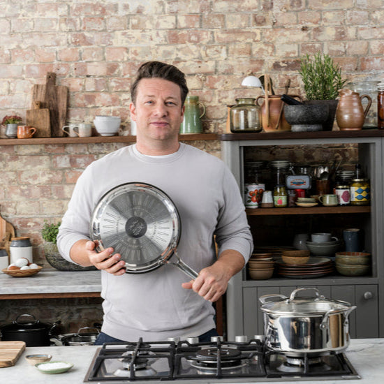 Jamie Oliver Cook's Classics stekpanna set 24+28 cm