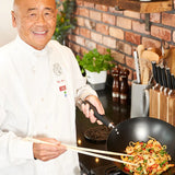 Ken Hom Excellence Wokpanna i kolstål 31 cm svart