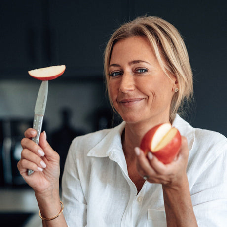 Catarina König Knivset 2 delar Kock & Skalkniv Strawberry