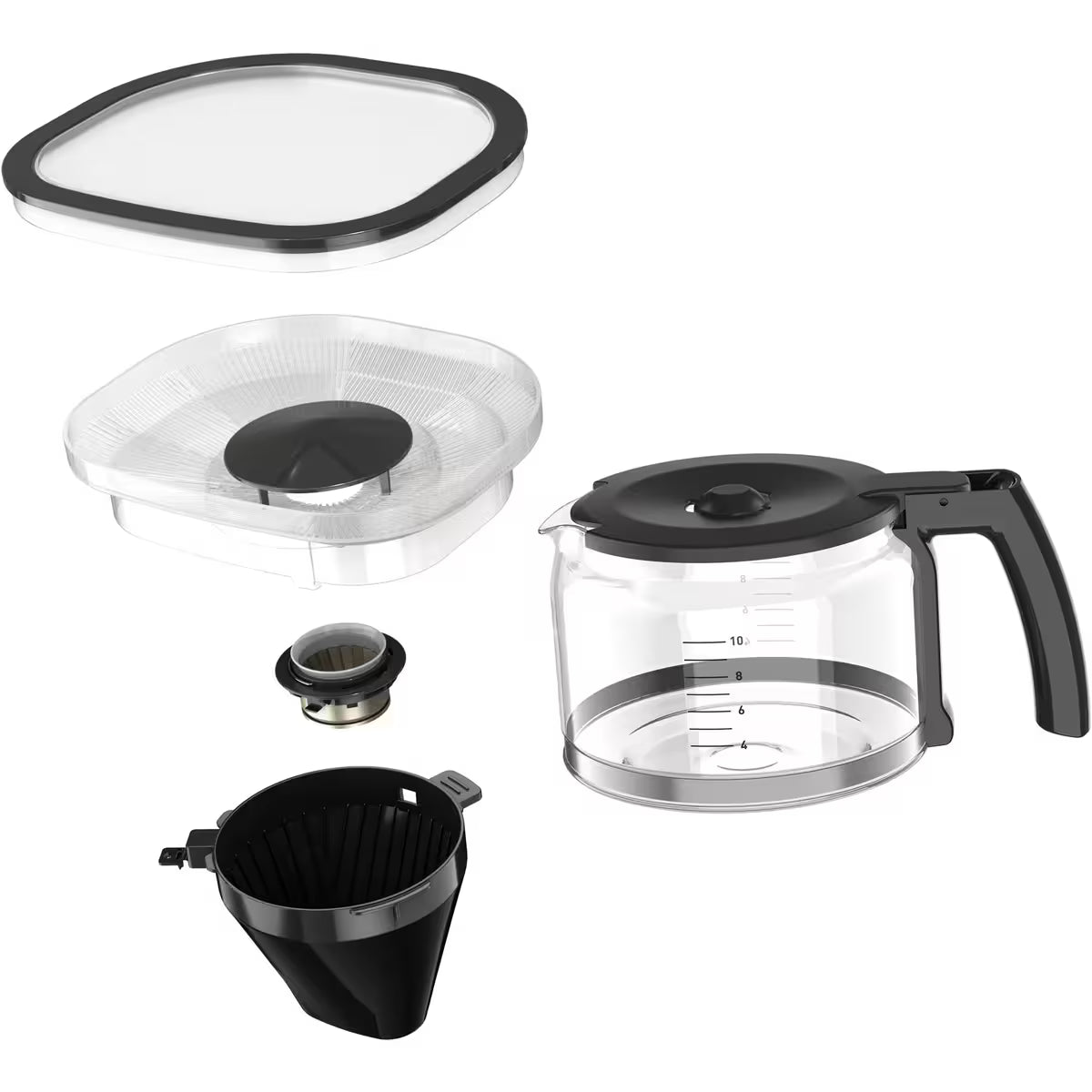 Obh Nordica Grind Aroma kaffebryggare 1,25 L svart