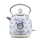 Laura Ashley Dome vattenkokare elektrisk 1,7 L China Rose blå/vit