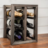 Swedish Wine Rack Furu Vinställ 6 flaskor svart