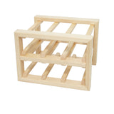 Swedish Wine Rack Furu Vinställ 6 flaskor Ljust trä