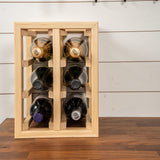 Swedish Wine Rack Furu Vinställ 6 flaskor Ljust trä