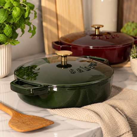 Sabor Classic buffégryta 3,5 L gjutjärn Shiny Green