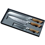Ryda knives ST650 Luxury Knivset med 3 knivar