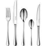 Robert Welch Radford bestickset 24 delar + 6 grillknivar blankt stål