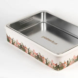 Platterbox Matlåda isolerad med kylning 5,5 L Floral