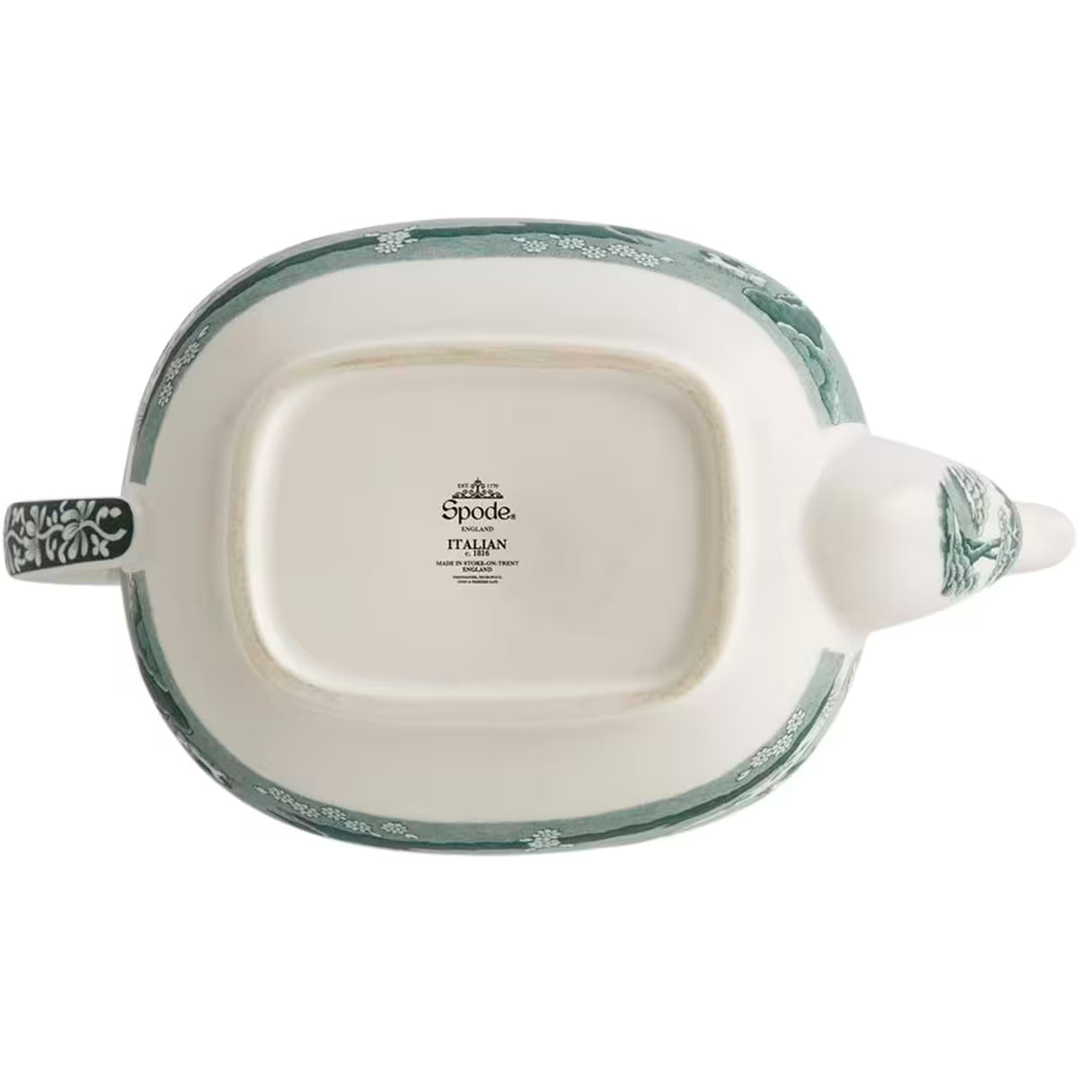 Spode Heritage Green Italian tekanna grön/vit