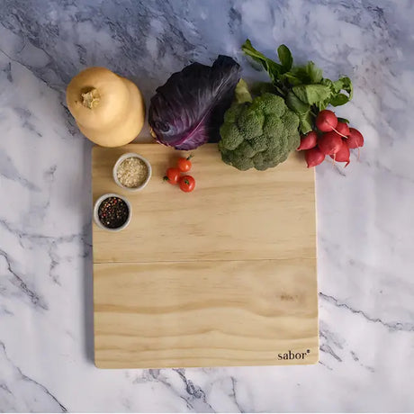 Sabor Trevig skärbräda 37x37 cm 2 delar accoya