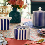 Spode Steccato sockerskål med lock 28 cl
