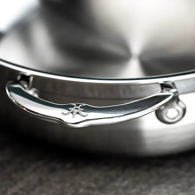 Hestan Probond Traktörpanna med lock 28 cm 4,7 L Stål