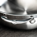 Hestan Probond Traktörpanna med lock 28 cm 4,7 L Stål