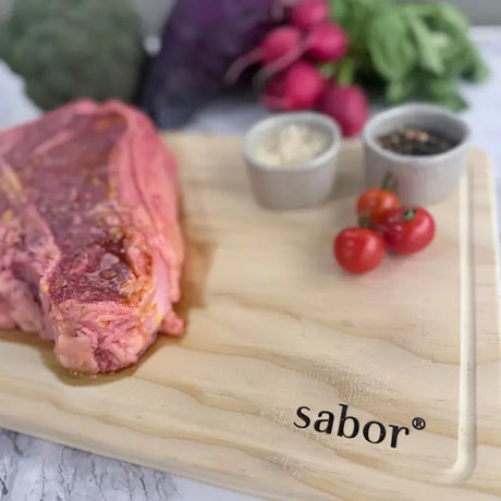 Sabor Trevig skärbräda med blodränna 45x24,5 cm accoya