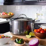 Hestan Nanobond Gryta med lock 7,6 L Stål
