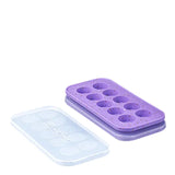 Souper Cubes Matförvaring och Lock Silikon Cookie-tray 10x25 ml 2-pack Lila