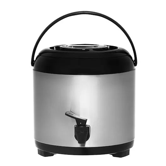 Maku Termos med kran 6 L stål/svart