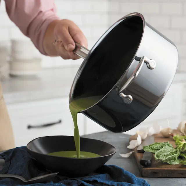 Hestan Nanobond Kastrull med lock 3,8 L Stål