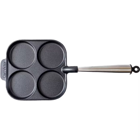 Carl victor Egg gjutjärnspanna Stålhandtag