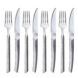 Vargen & Thor Lava bestickset 8 delar silver
