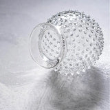 Klimchi Hobnail vas med kant 18 cm crystal