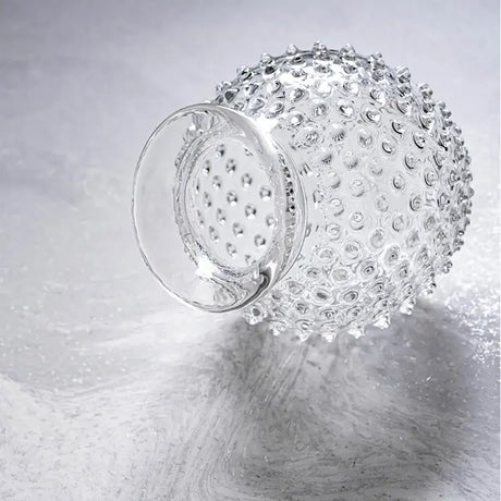 Klimchi Hobnail vas med kant 18 cm crystal