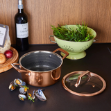 Hâws Santo gryta med lock hybrid 2,2 L Rose Gold