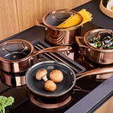 Hâws Santo gryta med lock hybrid 2,2 L Rose Gold