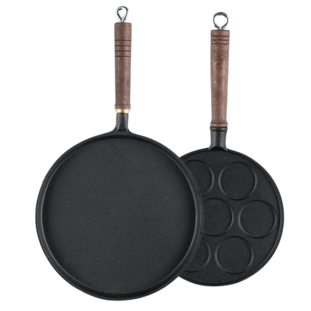 Maku pannkakspanna &  plättpanna gjutjärn