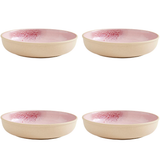 Portmeirion Minerals låg skål 22 cm 4-pack, rose quartz
