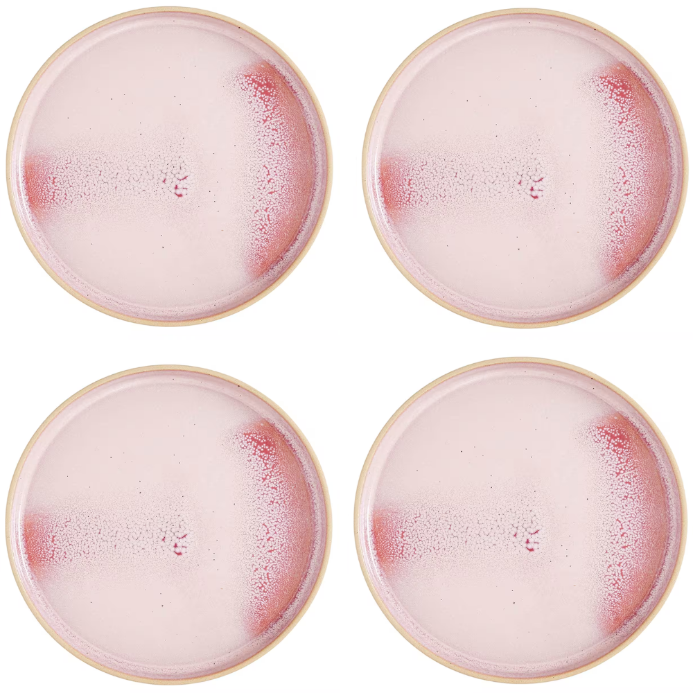 Portmeirion Minerals tallrik 27 cm 4-pack, rose quartz