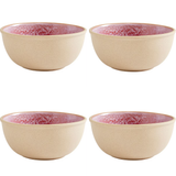 Portmeirion Minerals skål 15 cm 4-pack, rose quartz
