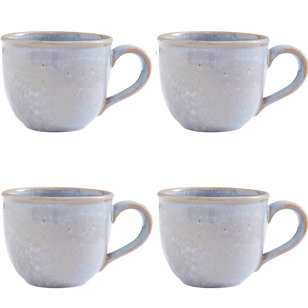 Portmeirion Minerals mugg 30 cl 4-pack, aquamarine