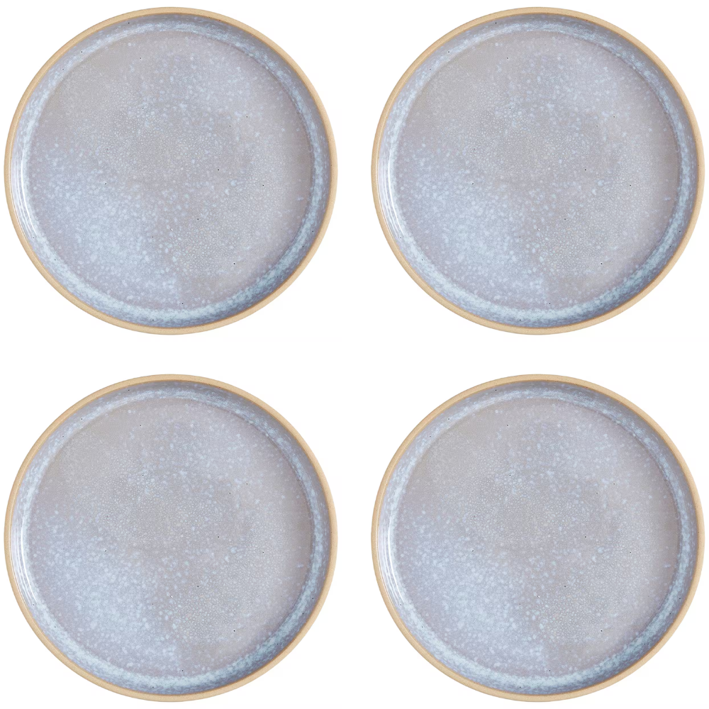 Portmeirion Minerals assiett 22 cm 4-pack, aquamarine