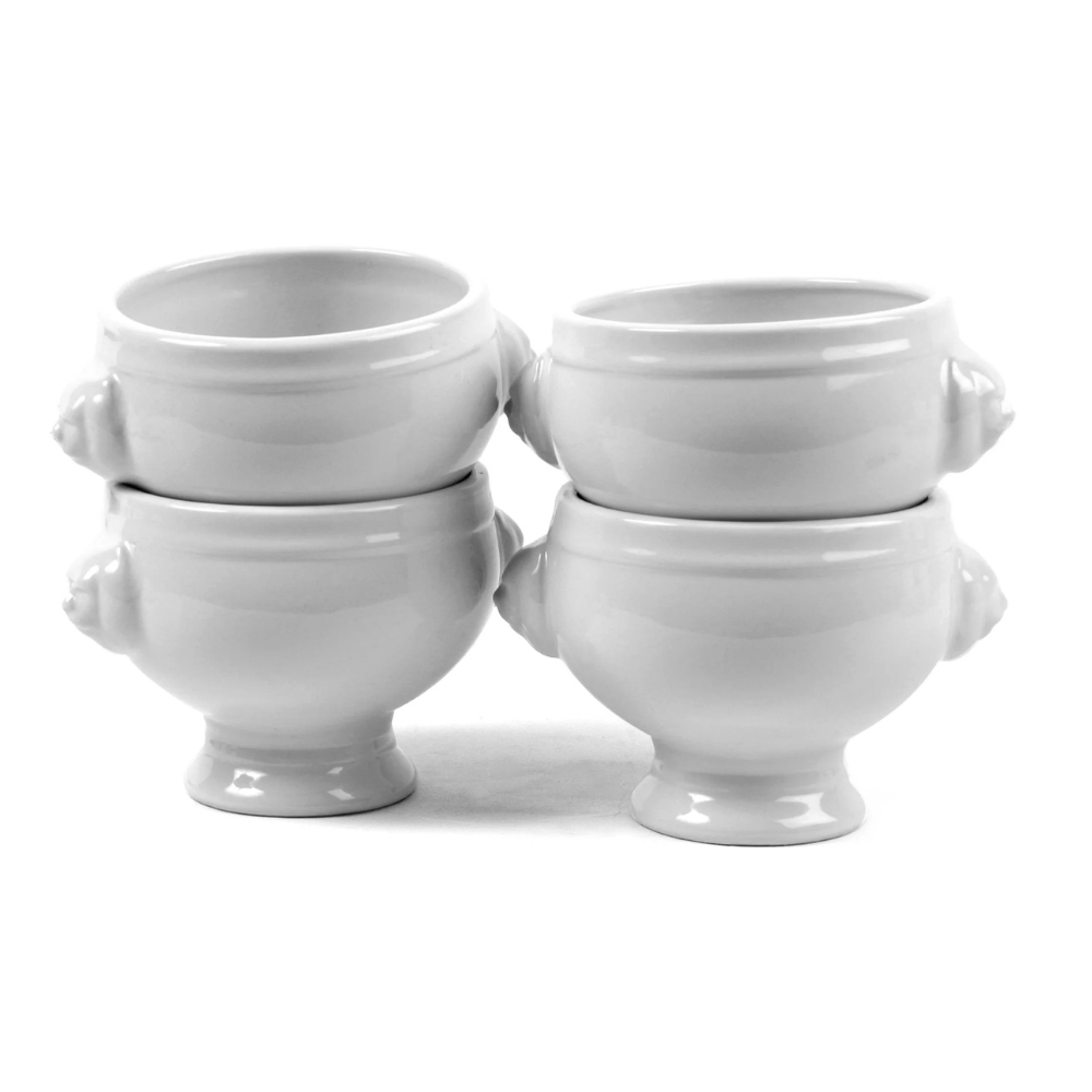 Exxent Sopp skål 12 cm Lejon 4-pack