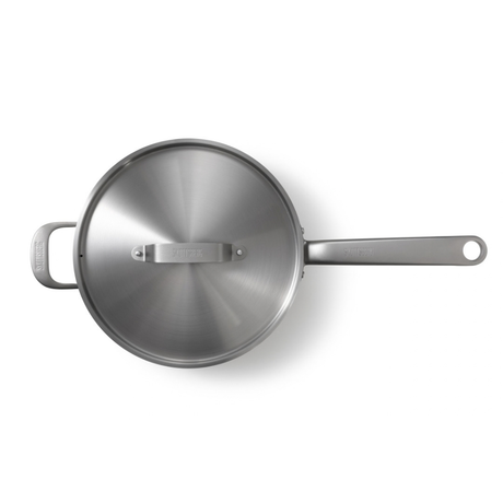 Skottsberg Sautépanna med lock 28 cm rostfritt stål