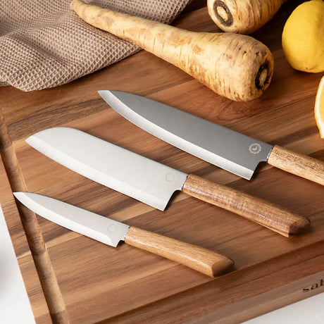 Anders Petter Concept knivset 3 delar trä