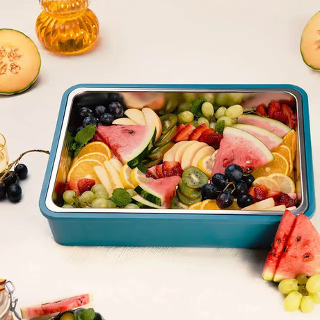 Platterbox Matlåda isolerad med kylning 5,5 L Teal