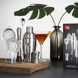 Vacu Vin Cocktail Set Plus 7 delar Silver/Svart