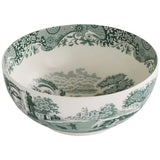 Spode Heritage Green Italian serveringsskål 27,5 cm grön/vit