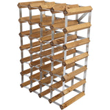 Traditional wine rack Vinställ Påbyggnadsbart 30 Flaskor Light oak