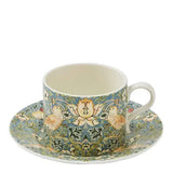 Spode Morris & Co Tekopp & Fat 28 cl Strawberry thief