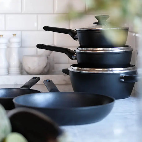 Modern House Kitchen Essentials Grytset 5 delar Svart