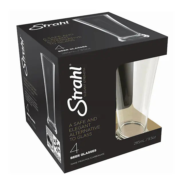 Strahl Ölglas 28,5 cl 4-pack polykarbonat