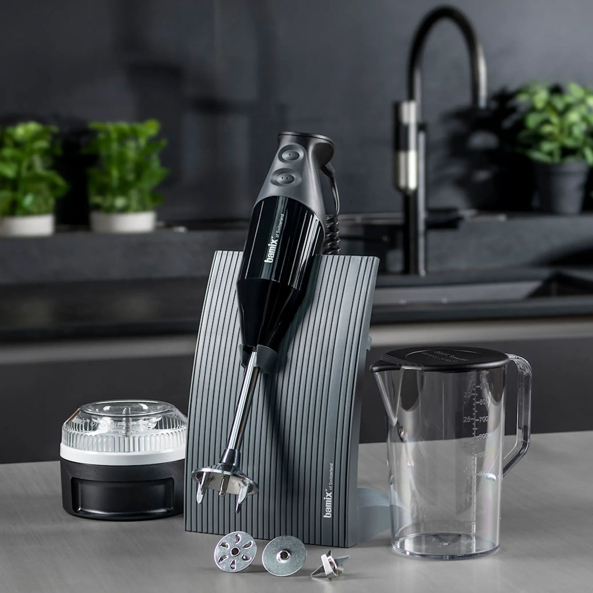 Bamix Stavmixer Swissline D 200 w Svart
