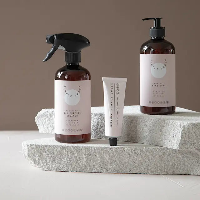 Simple Goods Geranium Rengöringsspray 500 ml Ljusrosa