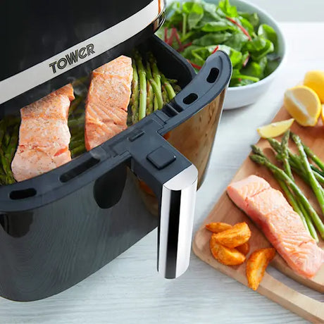 Tower Airfryer med Ångfunktion, 7 L Svart