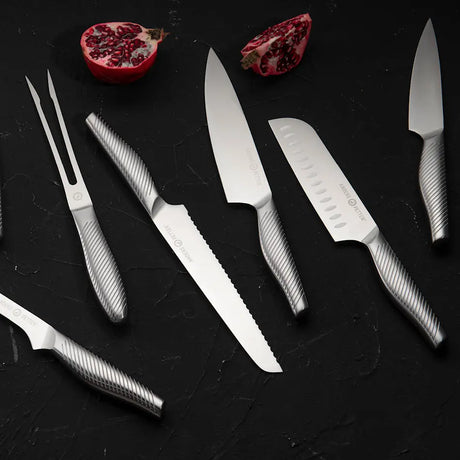 Anders Petter Stripe Knivset 5 delar Rostfritt stål